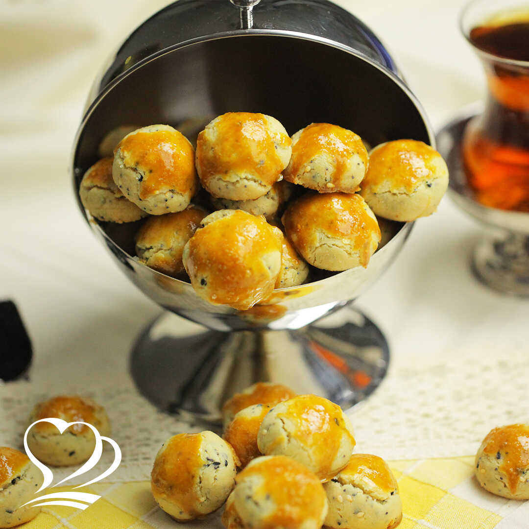 Tuzlu Çörek Otlu Haşhaşlı Mini Kurabiyeler resmi