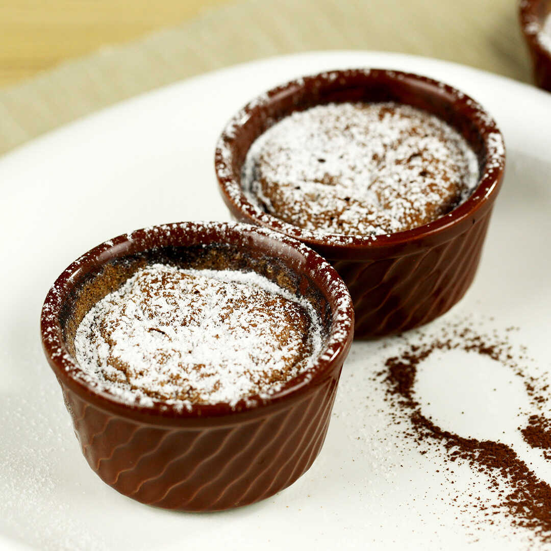 Kolay Çikolatalı Sufle resmi