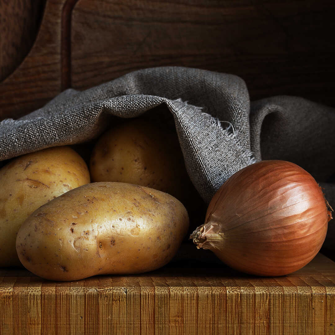 Patates ve soğan ikilisi resmi