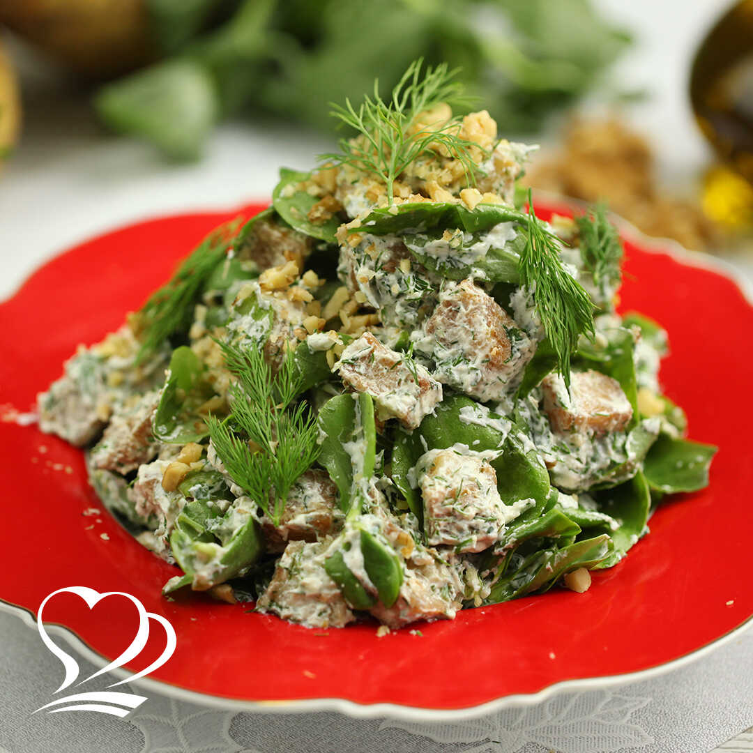 Patatesli Yoğurtlu Semizotu Salatası resmi