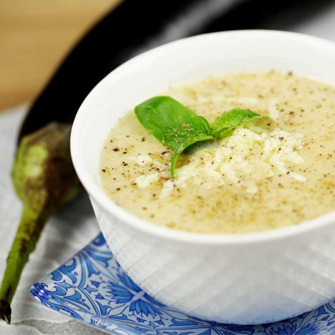 Közlenmiş Patlıcan Çorbası resmi