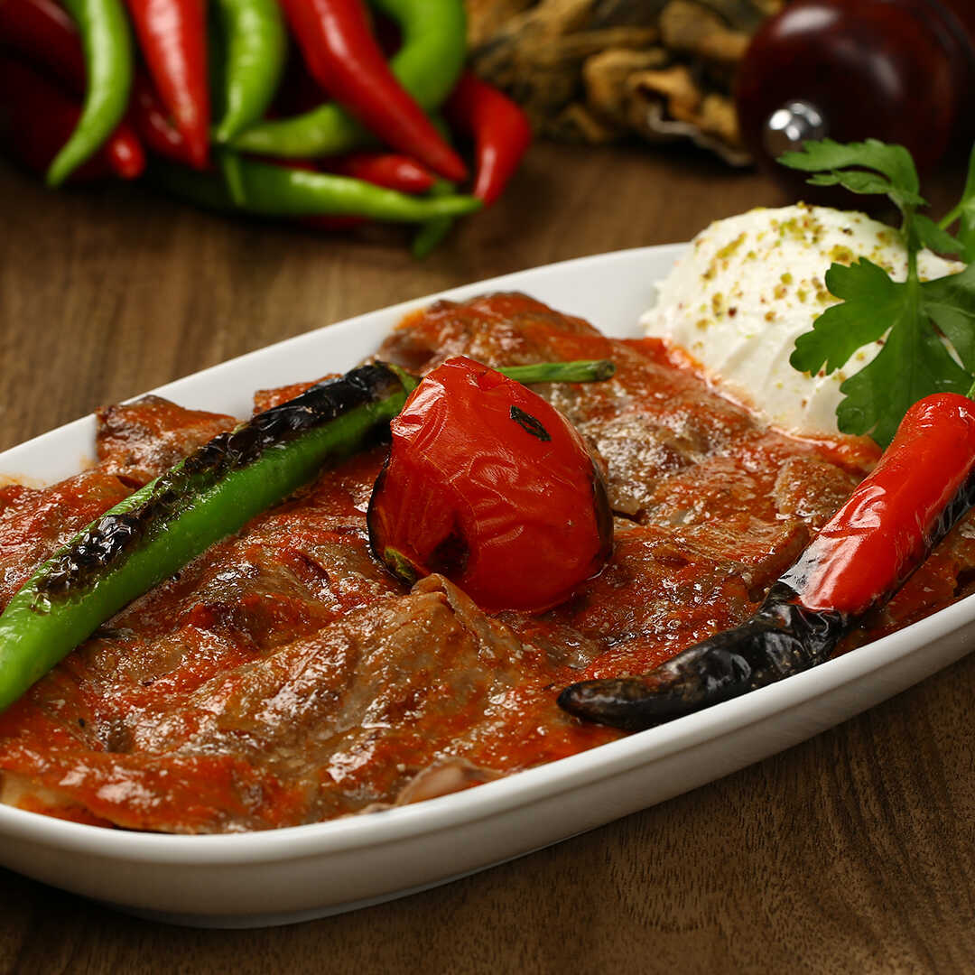 Ramazan pideli İskender resmi