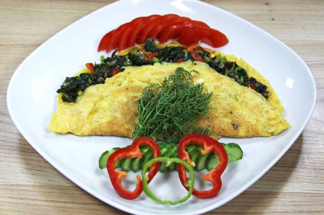 Ispanaklı Omlet, omletinize ıspanakla daha da fazla sağlık katın